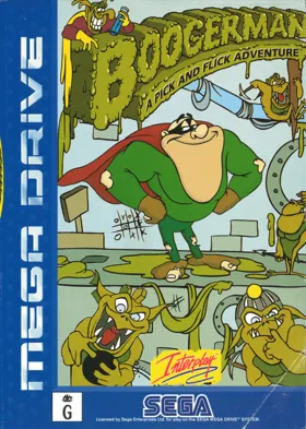 Boogerman - A Pick and Flick Adventure (Europe) box cover front